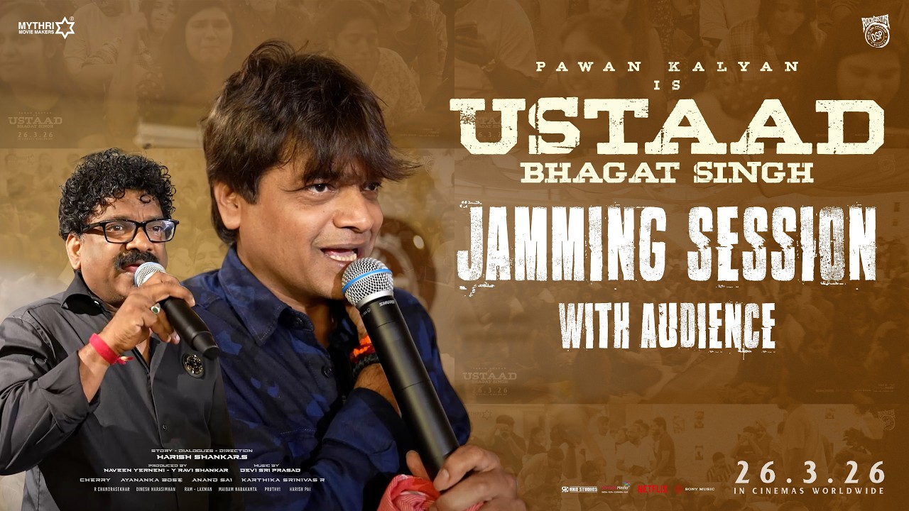 Ustaad Bhagat Singh Jamming Session with Audience | Pawan Kalyan | Harish Shankar | Devi Sri Prasad