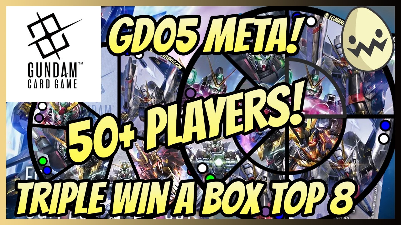Gundam Card Game: GD05 Triple Win-A-Box! Разбор топ-8 колод!