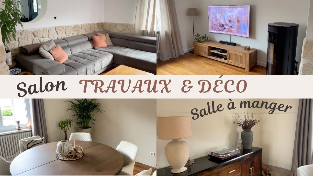 Travaux et Nouvelle Déco : Salon / Salle à Manger