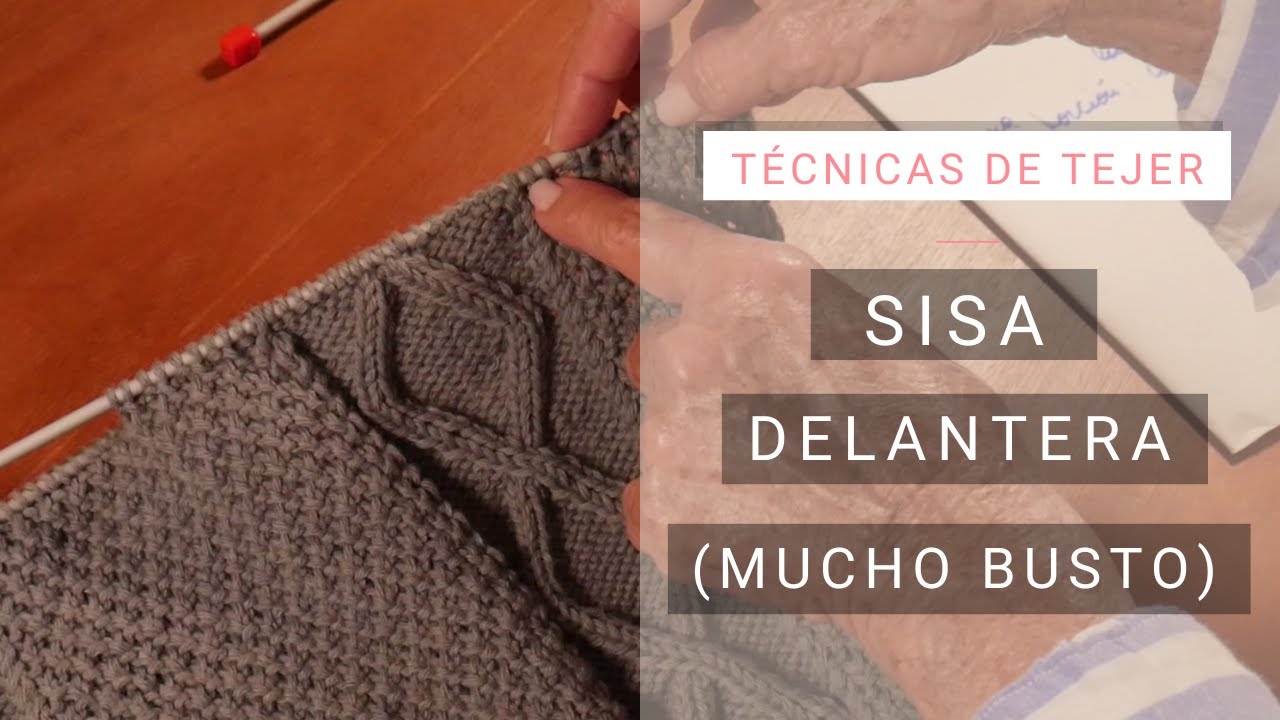 Como dar forma en sisa delantera 🧶 Agregar puntos y quitarlos en sisa