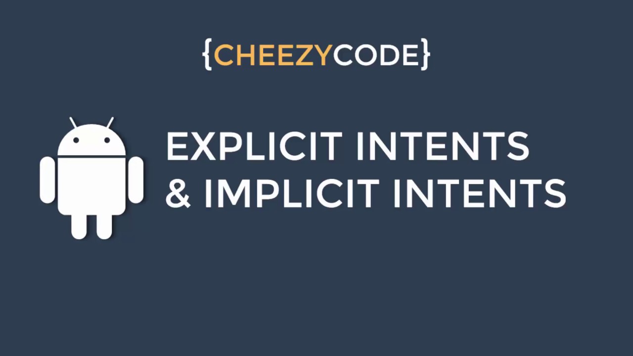Android Intent Tutorial | Explicit and Implicit Intent With Examples  - #9