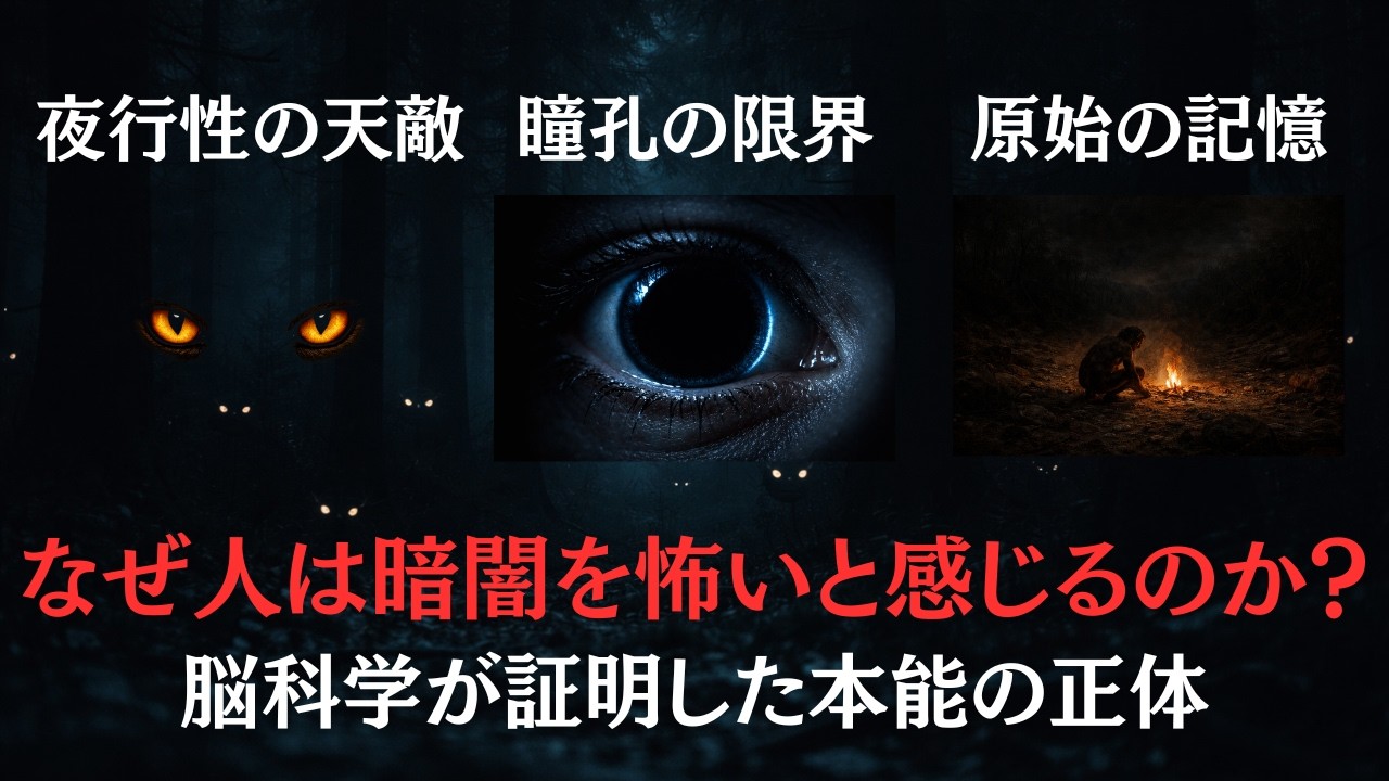 暗闇が怖い本当の理由｜脳科学×都市伝説【作業用BGM】