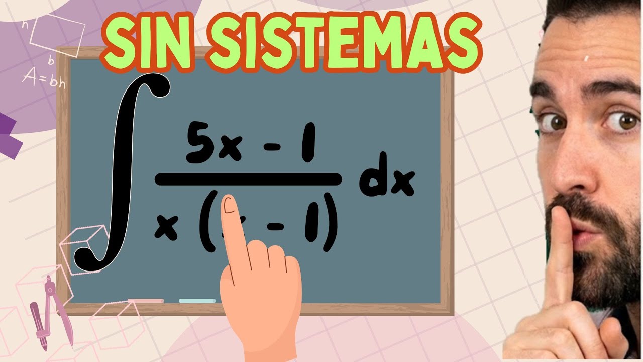 Integrales Racionales: Truco para hallar A y B en 3 segundos (Caso Raíces Reales Simples) ⚡