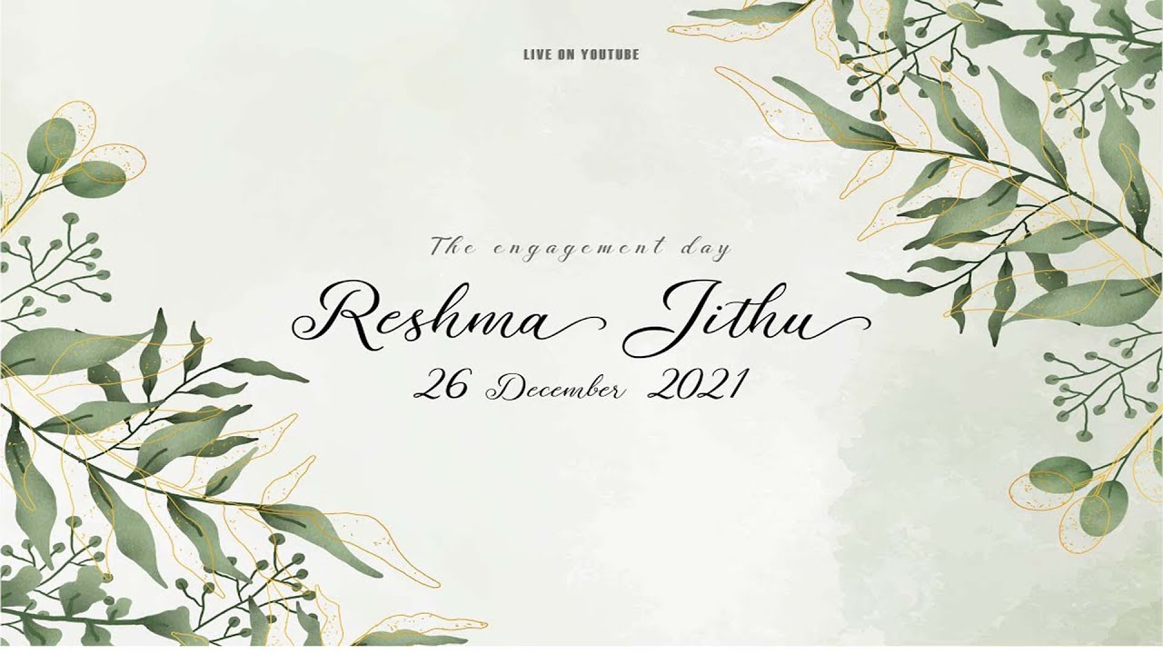 RESHMA & JITHU | ENGAGEMENT DAY | MD WEDDING FILMS