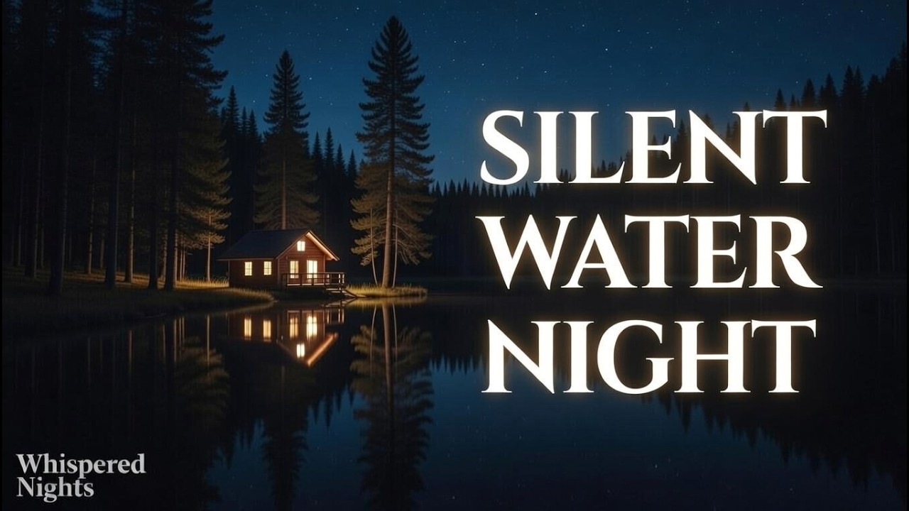 Still Water Lake Cabin at Night 🌙 Deep Calm for Sleep & Anxiety Relief