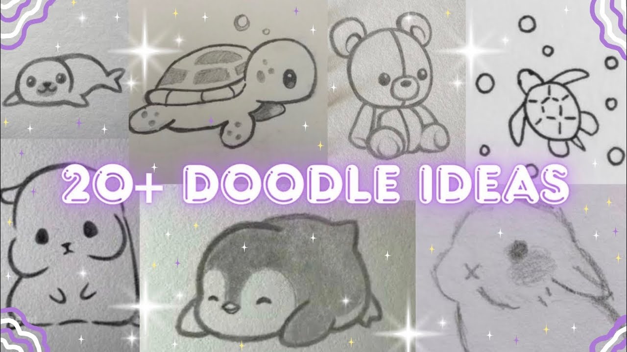 ✨Easy to draw doodles | Sketchbook filler ideas✨