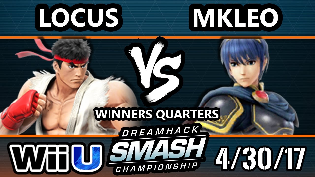 DHA 2017 SSB4 - Fox MVG | Leo (Marth) Vs. Locus (Ryu) Smash 4 WQ - Smash Wii U