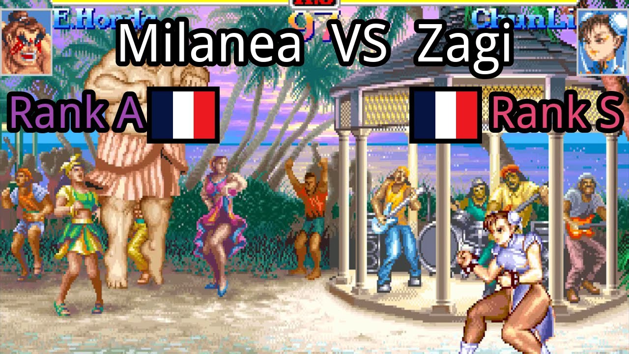 Super Street Fighter II X: Grand Master Challenge: Milanea (FR, Rank A)  vs Zagi (FR, Rank S)