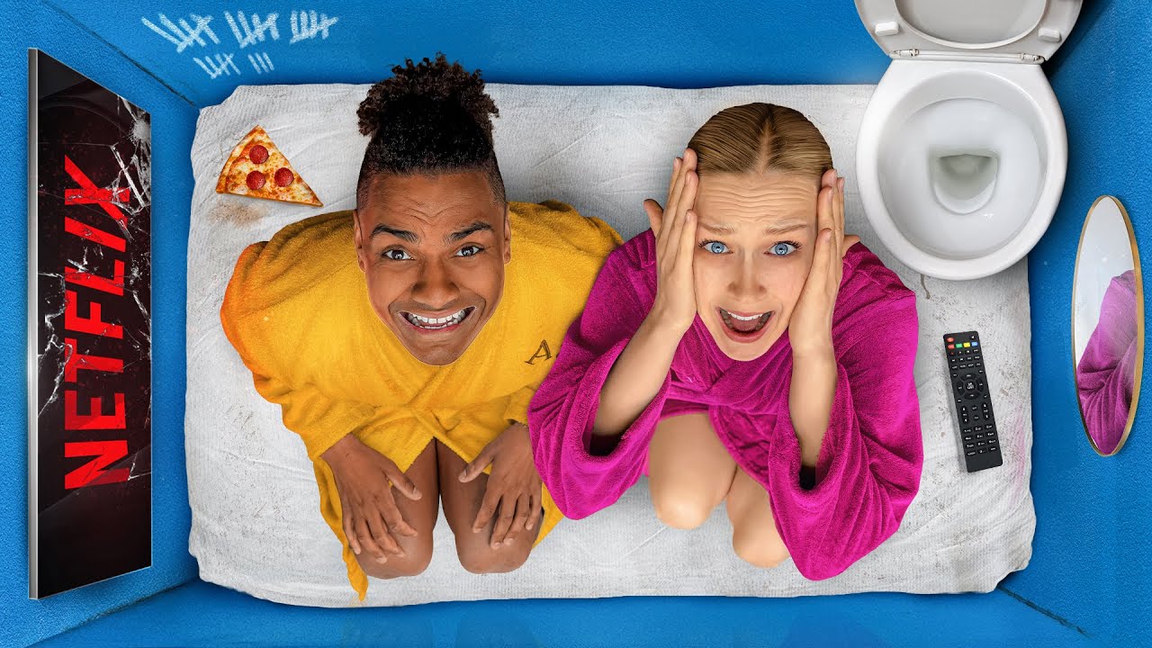 24h Eingesperrt im kleinsten Raum der Welt! 🥵 (ft. Theresa)
