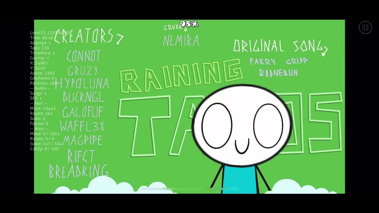 Geometry Dash| “Raining Tacos” 100% by Rifct & More