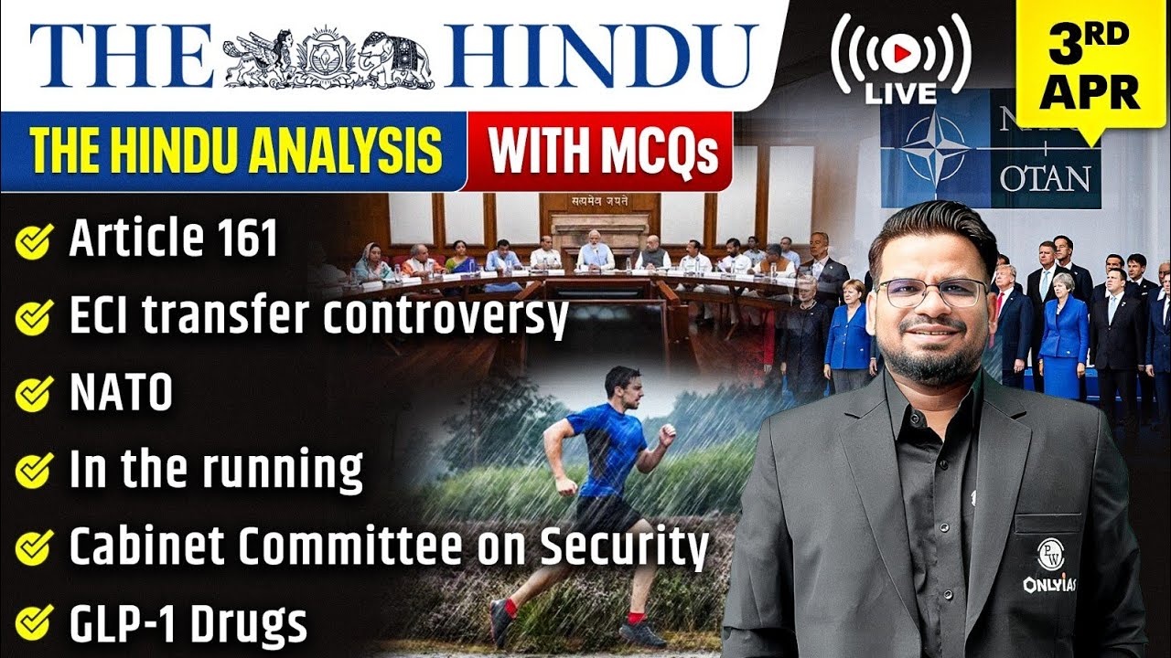 The Hindu Analysis | 3rd April 2026 | The Hindu Newspaper  - Practice Questions | Prashant Sir