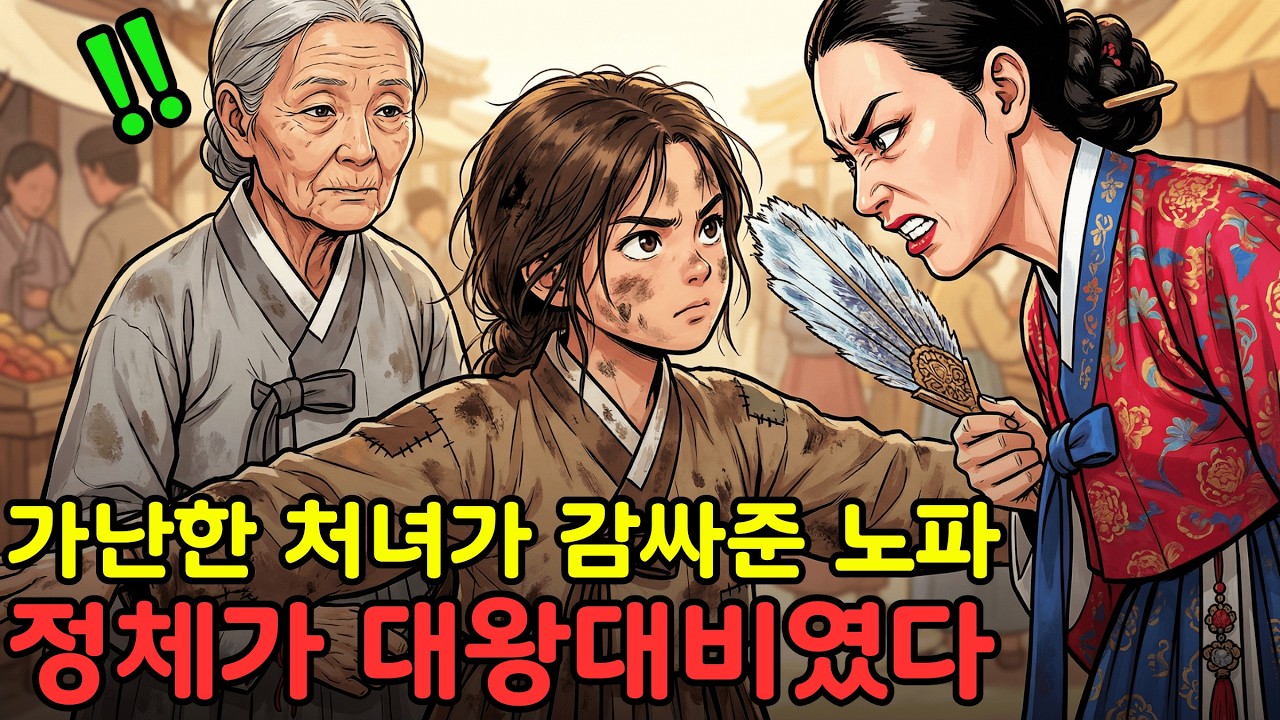 장터에서 양반 부인에게 모욕당하던 노파를 감싸준 가난한 처녀&hellip; 아무도 그 노파가 변장한 대왕대비인 줄 몰랐다