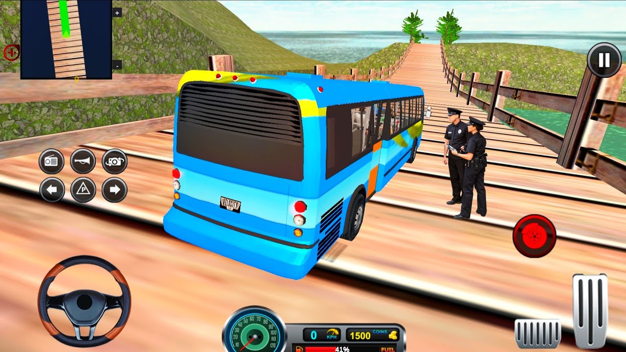 Best Bus Games 2026 - Real Uphill Coach Bus Offroad Driving Video Game - Android GamePlay
