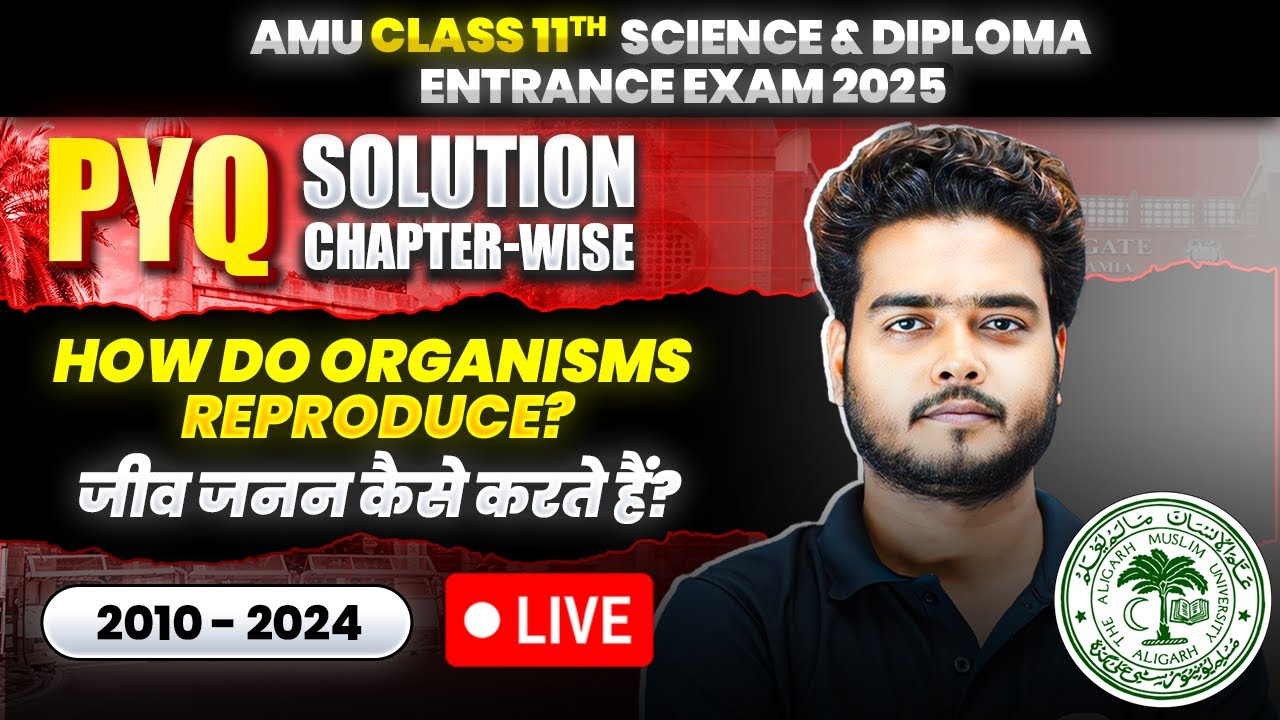 How Do Organisms Reproduce - AMU 11th Science Entrance Exam 2025 - Biology - Chapter-wise PYQ