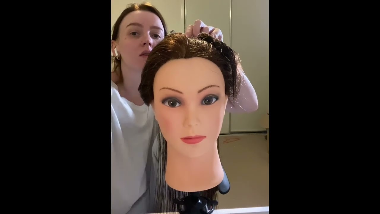 ASMR haircut | no talking | spray bottle | hair brushing