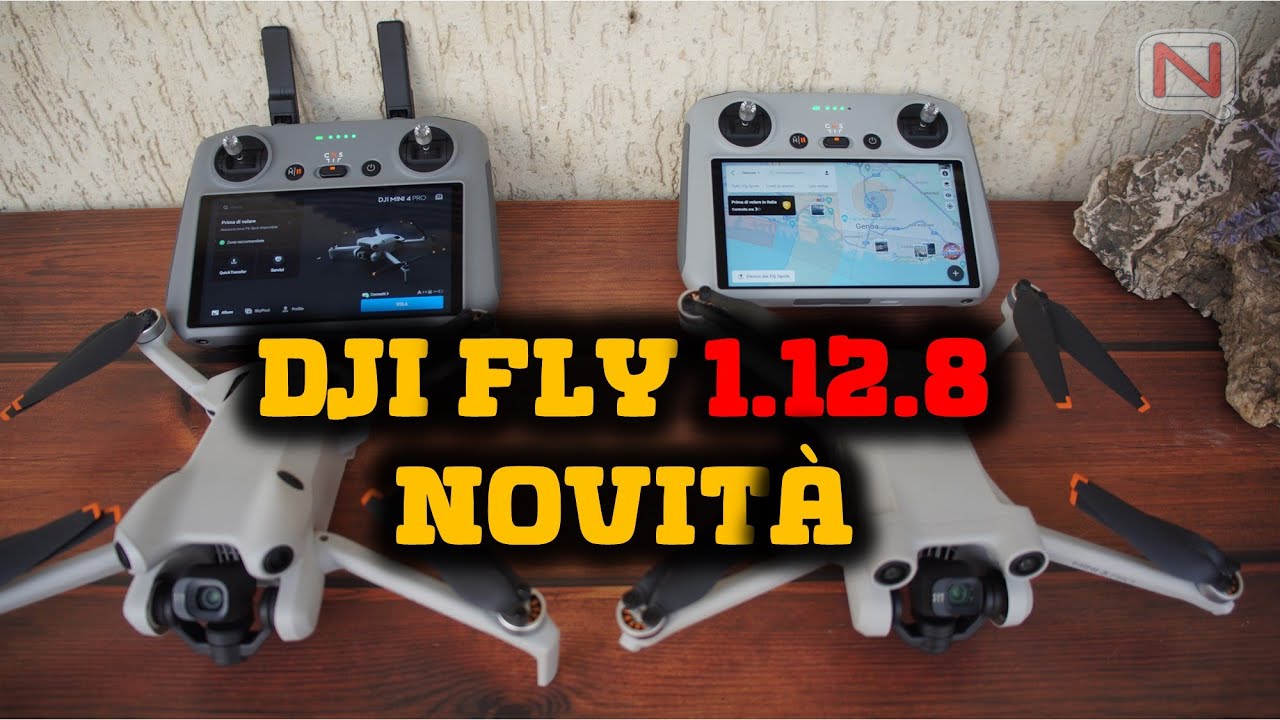 DJI aggiorna app FLY 1.12.8, RC e RC 2 per i suoi droni: zoom display, info normative volo e novità