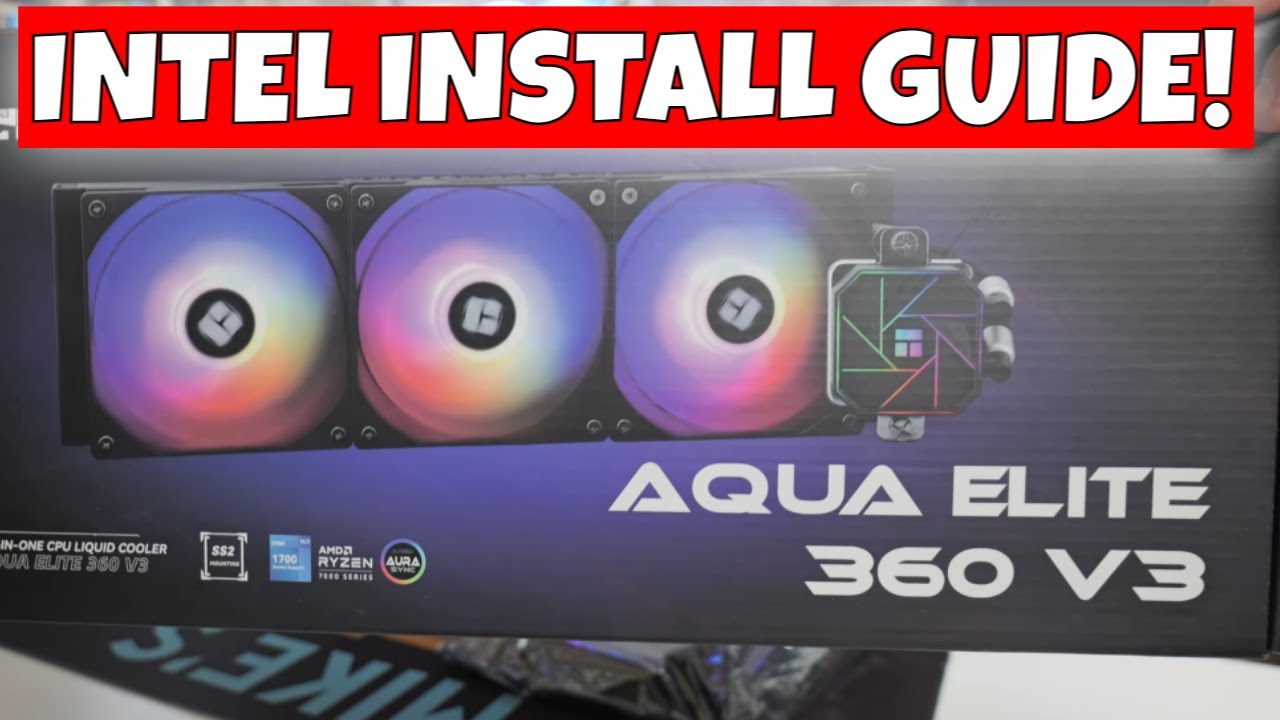 How To Install Thermalright Aqua Elite V3 AIO Intel LGA1700 LGA1851
