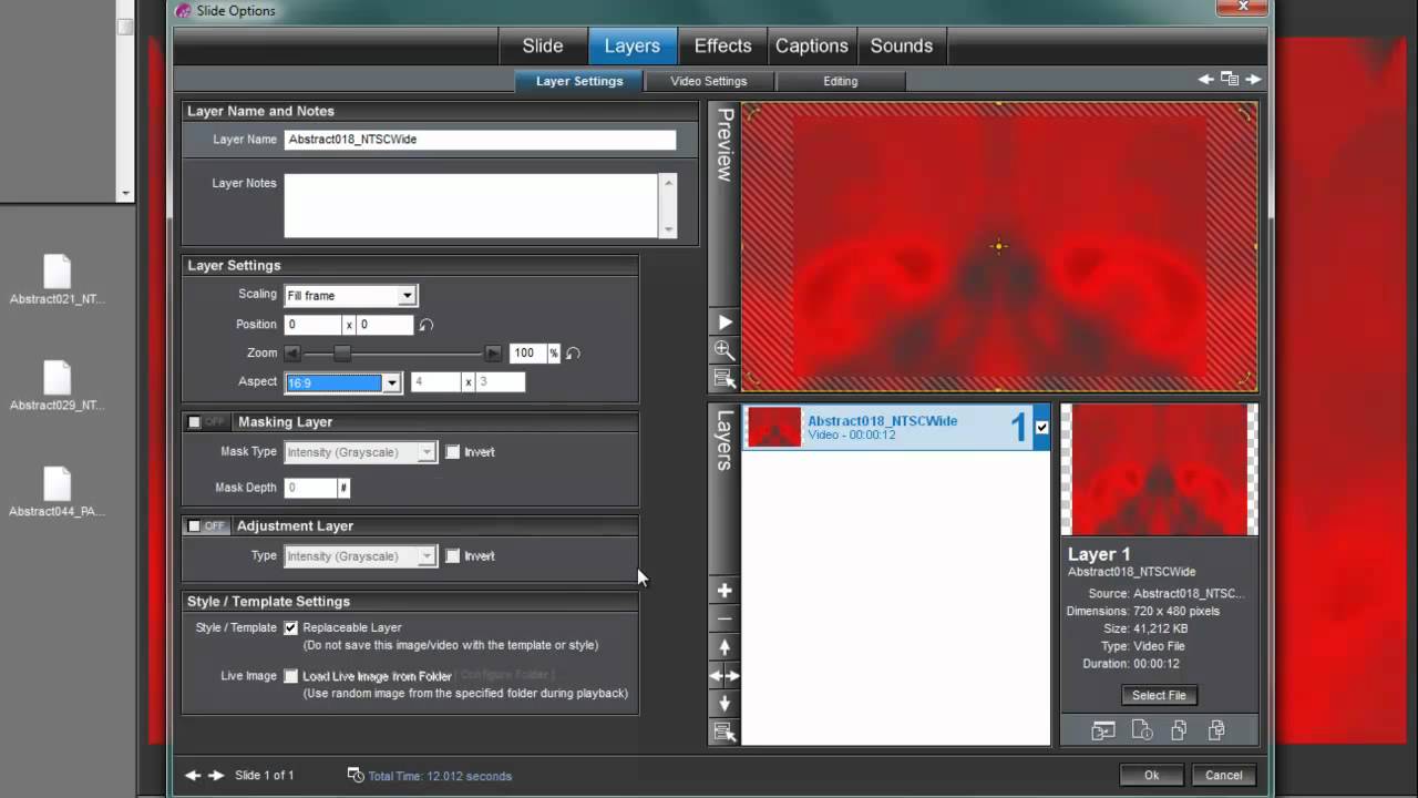 Using Video Files In ProShow