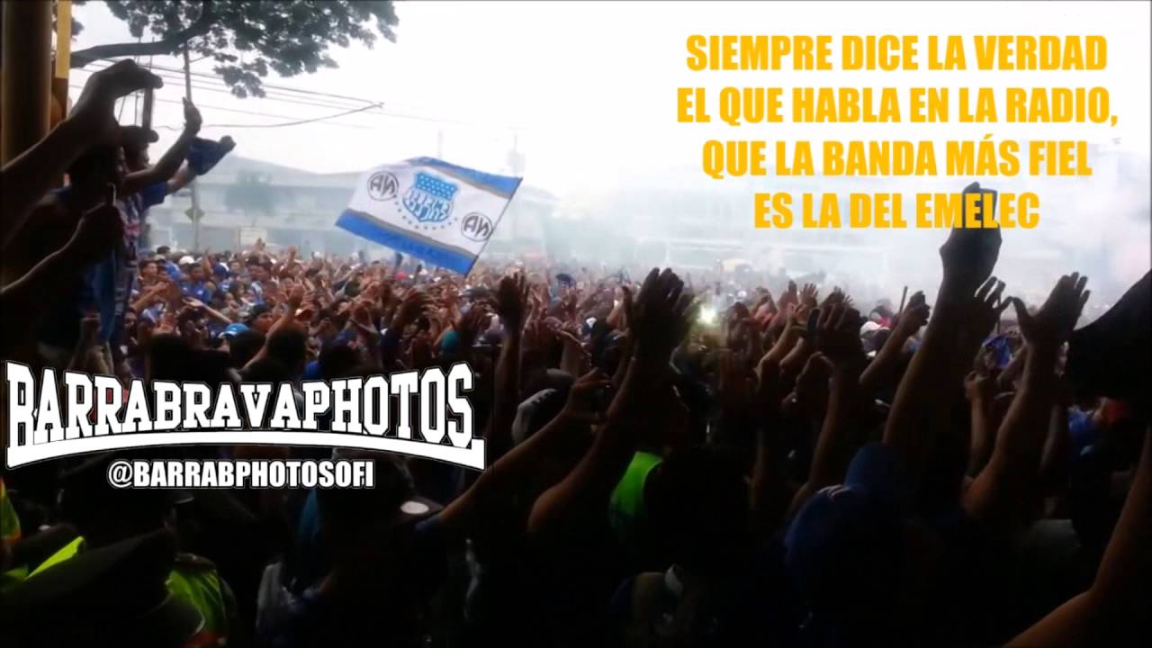 Emelec-Boca del pozo [Ecuador]-No me arrepiento de este amor (letra)