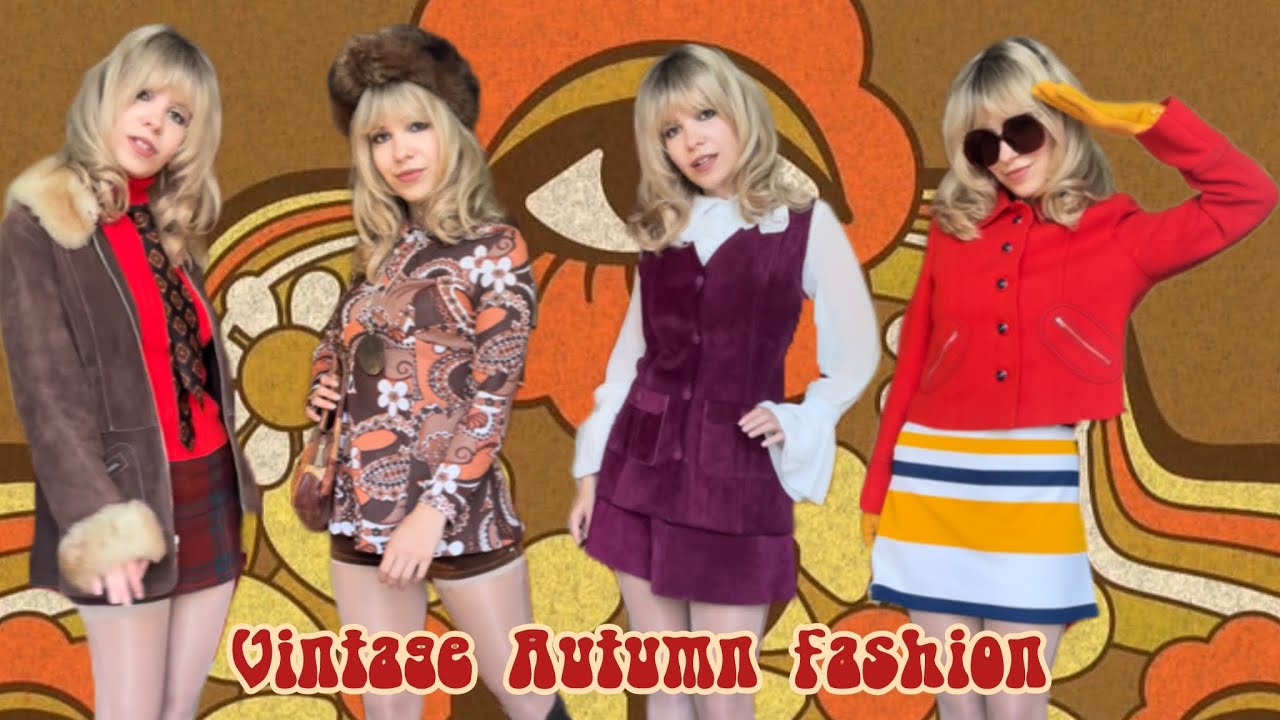 Styling autumn outfits - 60s/70s style