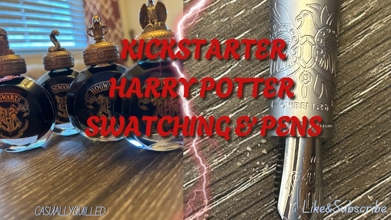 *Finally! Testing out all the Harry Potter kickstarter set* FWP swatching and testing