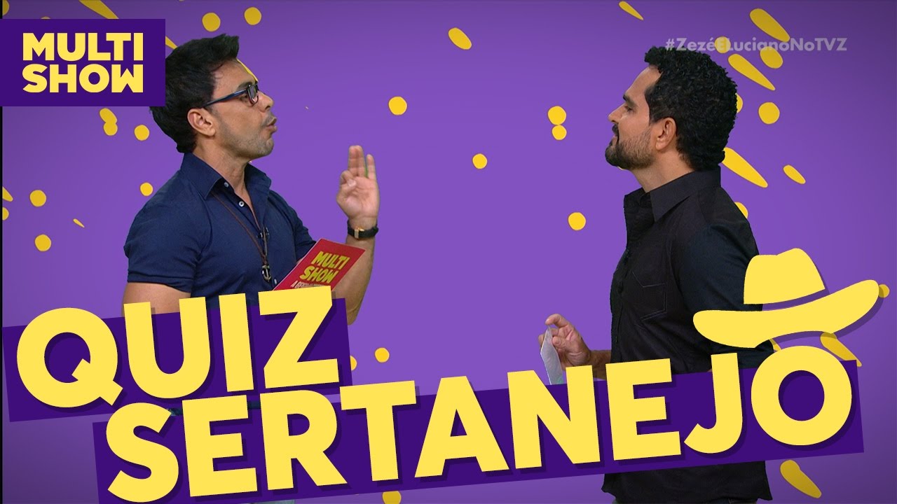 Quiz Sertanejo | Zezé Di Camargo e Luciano | TVZ Ao Vivo | Multishow
