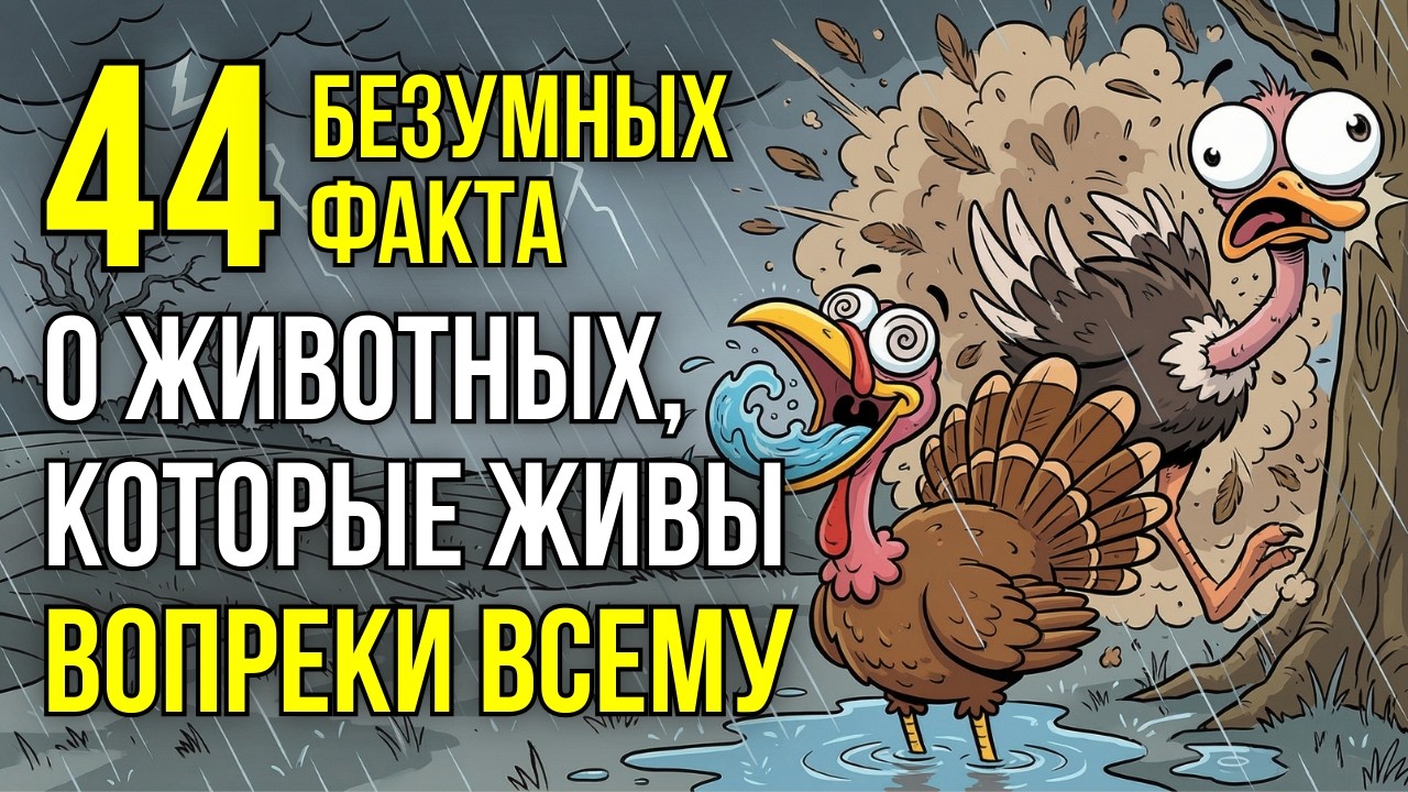 44 Животных, Которые Живы ВОПРЕКИ Здравому Смыслу