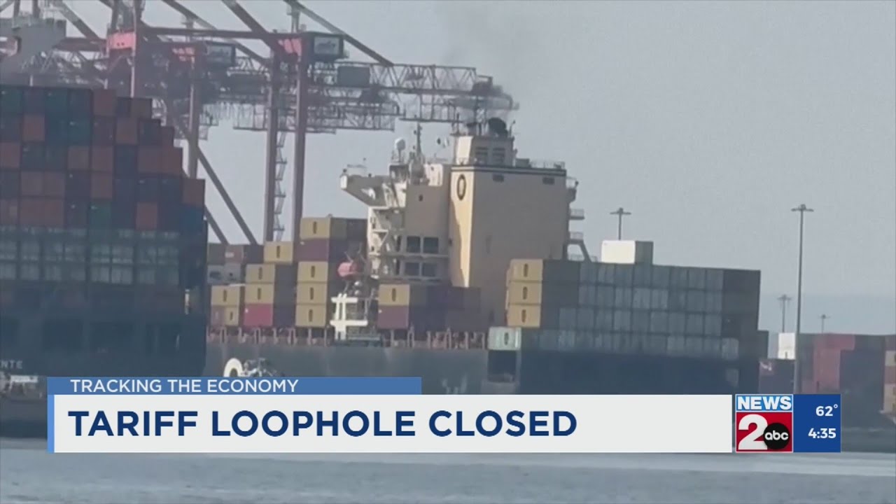 Small value packages subject to tariffs after loophole closes