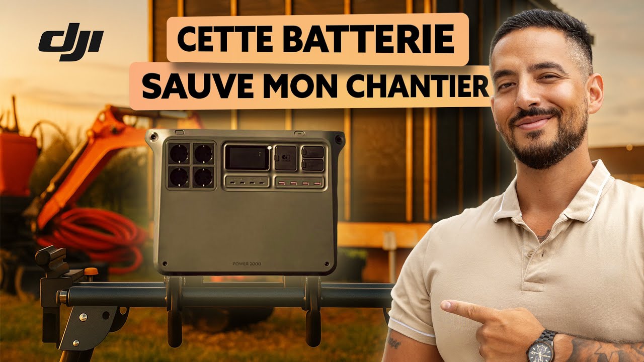 Cette batterie DJI Power 2000 sauve LITTÉRALEMENT mon chantier