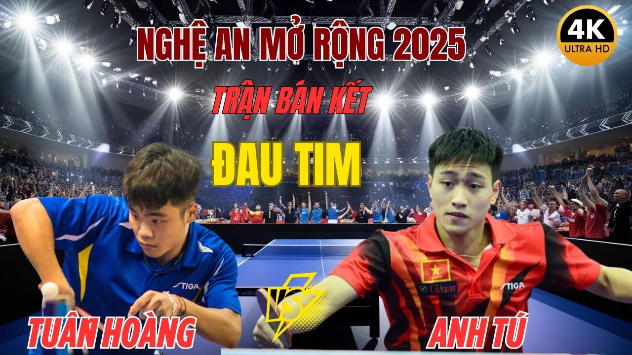 Bán Kết Kịch Tính Nhất Giải Bóng Bàn Nghệ An 2025 – Hồi Hộp Đến Nghẹt Thở!