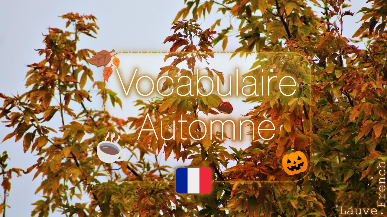 Automne en France - Vocabulaire 🍂🇫🇷 Autumn/Fall in France - Vocabulary 🍂🇫🇷