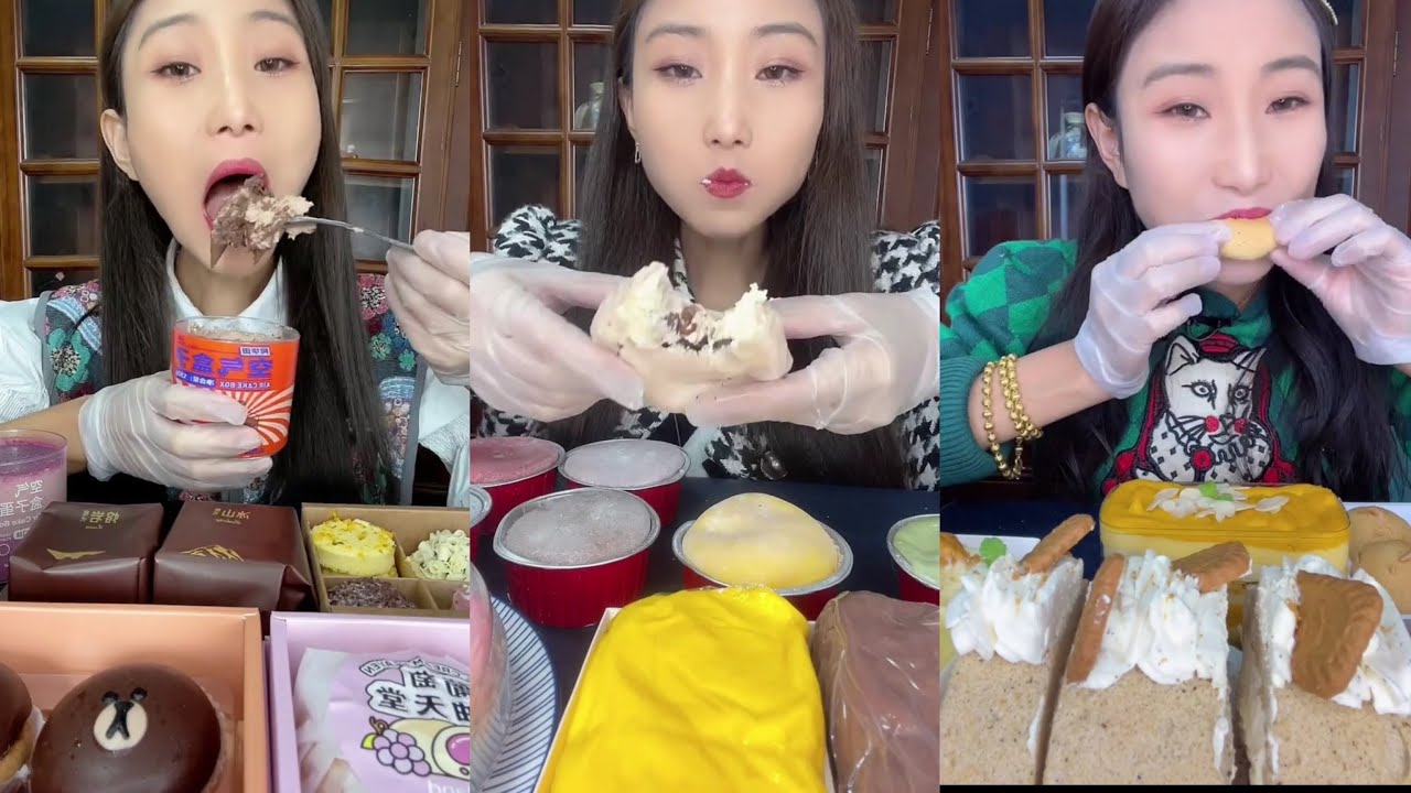 Kwai Dessert ASMR (mochi, crepe cake, puff cake...) | 葵花甜點 | 콰이 디저트