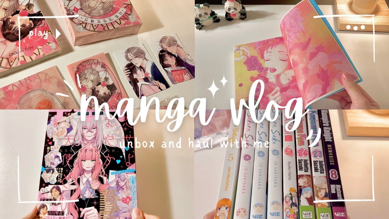 ✧˖°. manga vlog & haul // magazines, preorders, and more .°˖𐙚