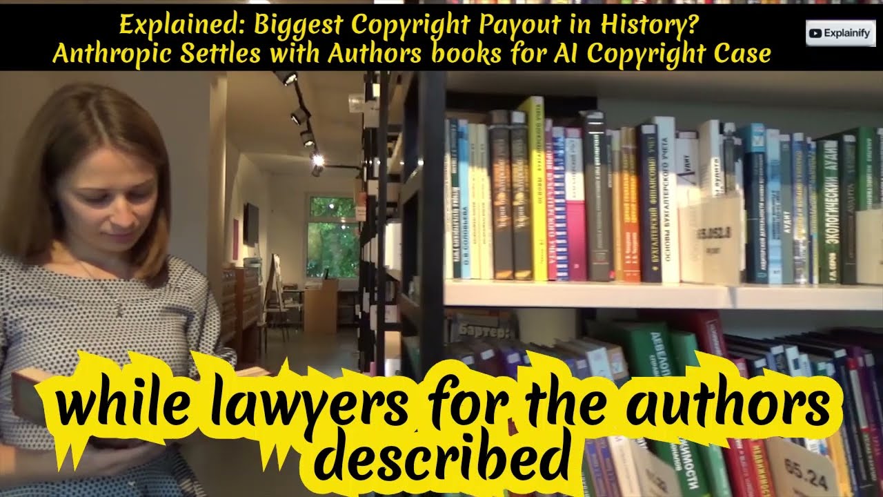 AI Copyright Case: Biggest Copyright Payout in History? Anthropic Settles with Authors for $1.5B