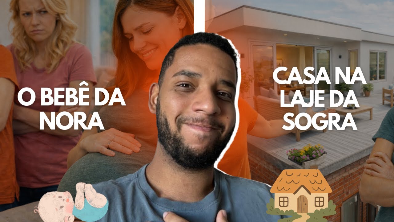 O BEBÊ DA NORA + CASA NA LAJE DA SOGRA - HISTÓRIA COMPLETA