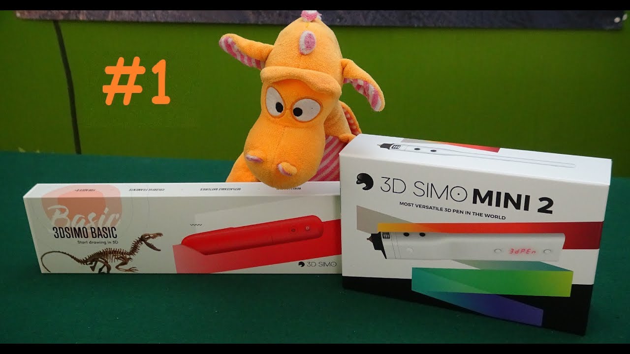 3D Pen - Episode #1 - 3D Simo pens Unboxing and Preview