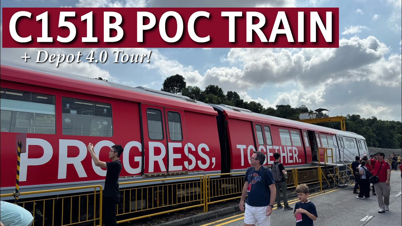 [SMRT] Depot 4.0 Tour + Proof-of-Concept C151B [649/650] Tour & Test Track Ride 
