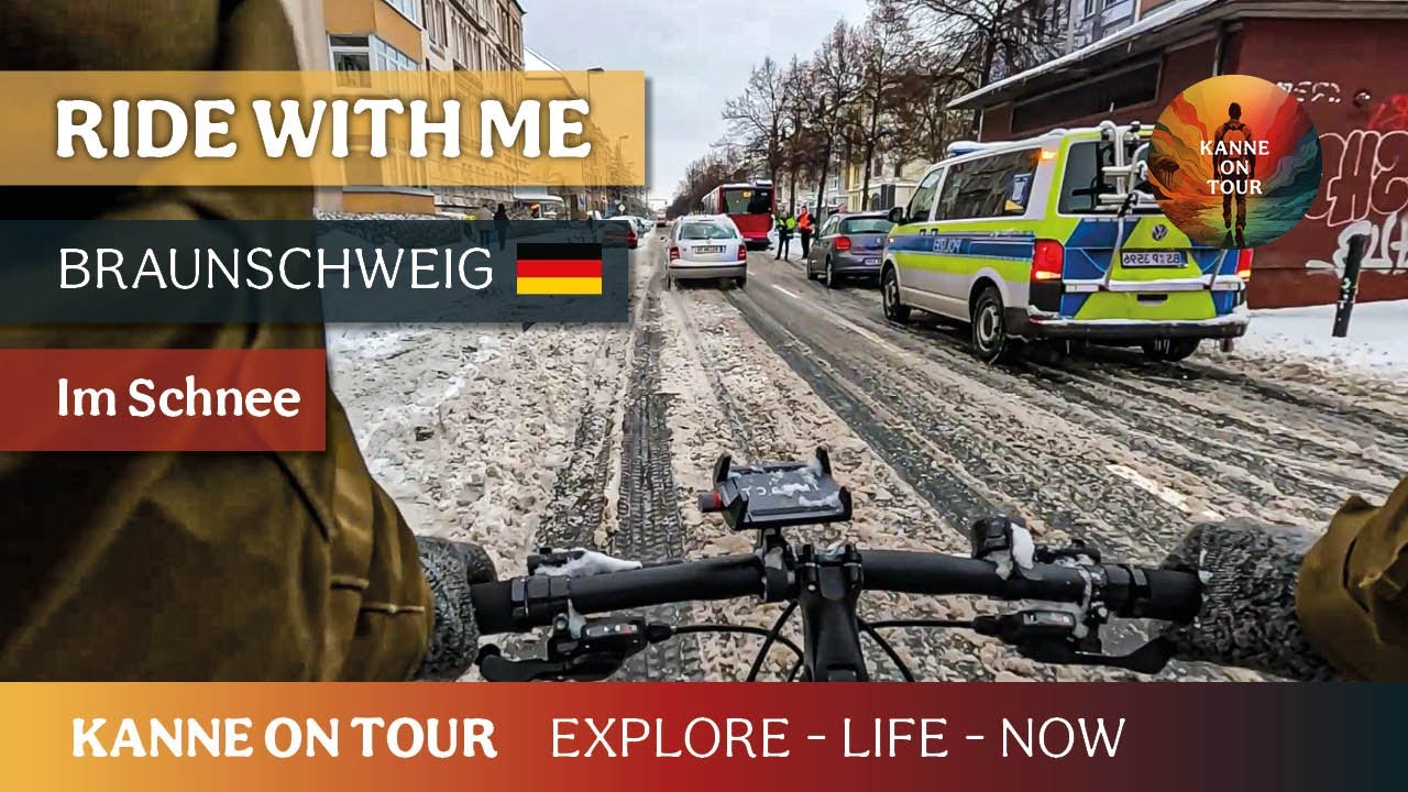 RIDE WITH ME – Braunschweig 🇩🇪 (Winterfahrt im Neuschnee)