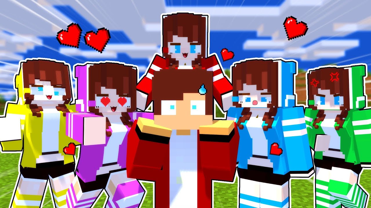 Maizen : JJ'sister PERSONALITIES come ALIVE!!- Minecraft Animation [Maizen Mikey and JJ ]