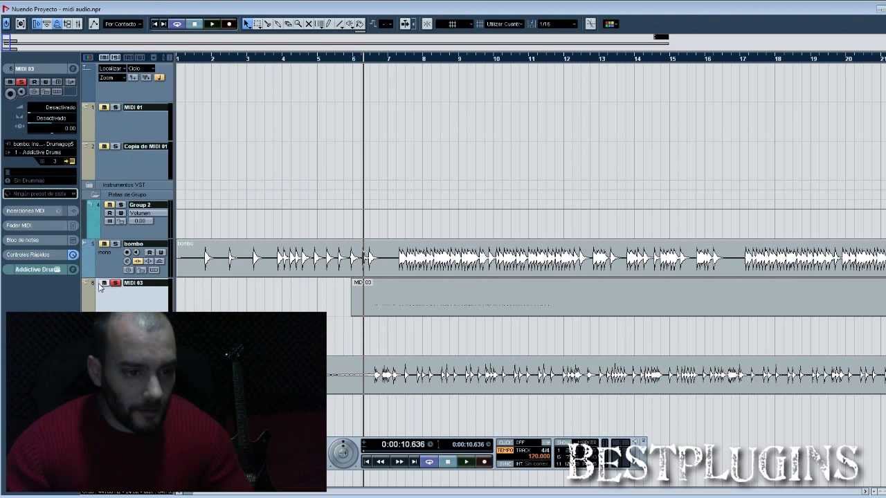 Convertir baterias de audio a midi - pasarla a archivo midi con Drumagog