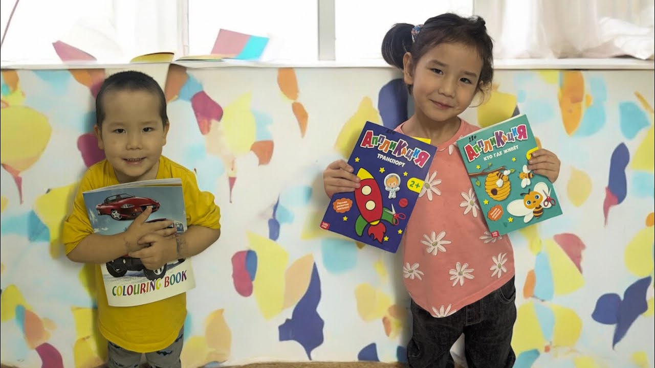 •	👧🧒 Біз сурет боядық	•	🎨 Көңілді бояу уақыты	•	🌈 Түстермен ойын	•	🖍 Бояйық бірге!	•	✨ Сурет бояу