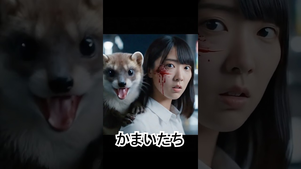 恐ろしく速い鎌鼬（かまいたち）&hellip;オレでなきゃ見逃しちゃうね　#aiホラー #horror #shortfilm #scarystory #creepypasta