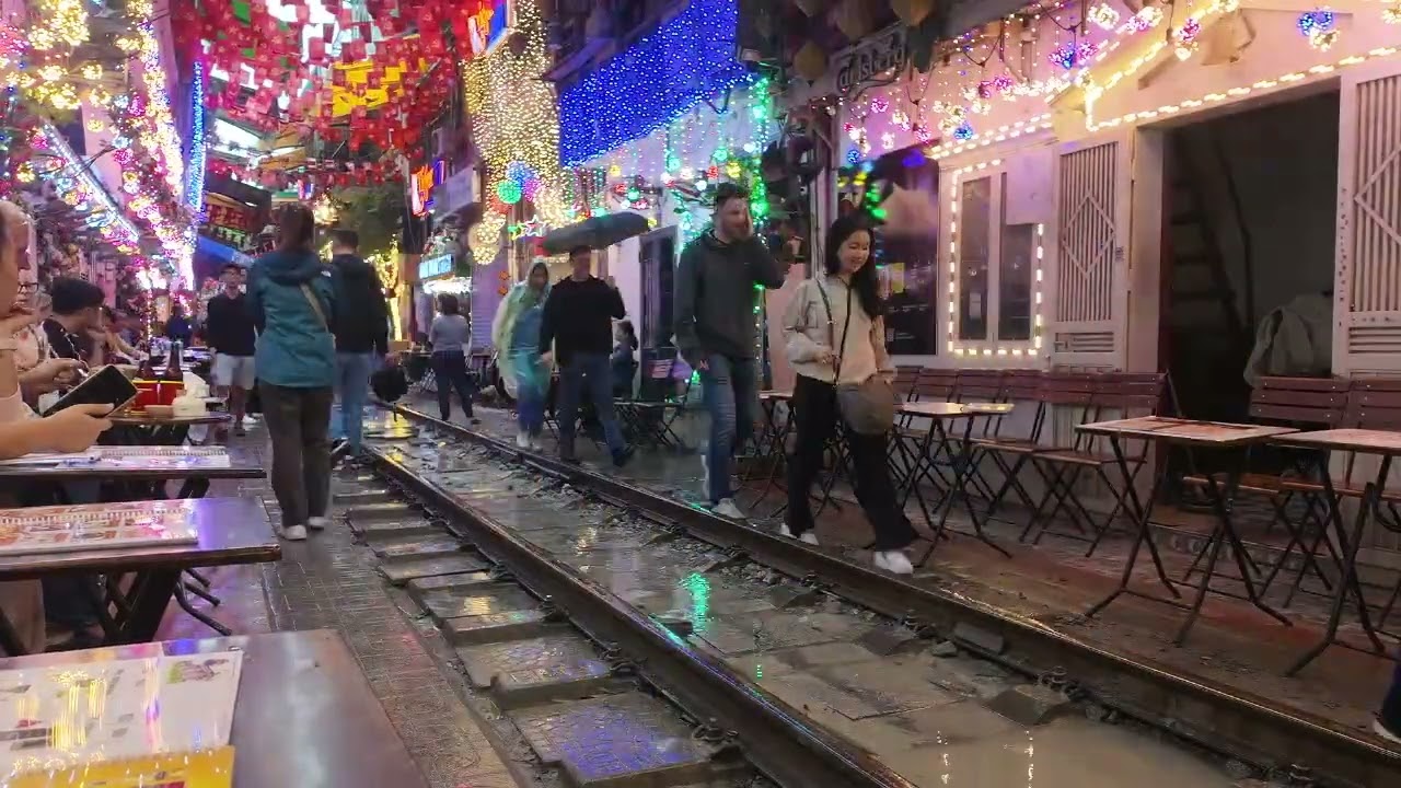 Hanoi, Vietnam - train street