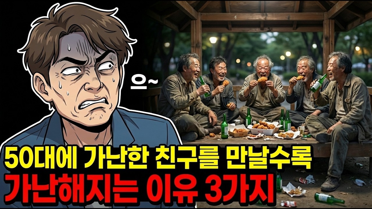 50대 은퇴 후 왜 만날수록 통장이 빌까? 기 빨리는 인연의 진짜 이유