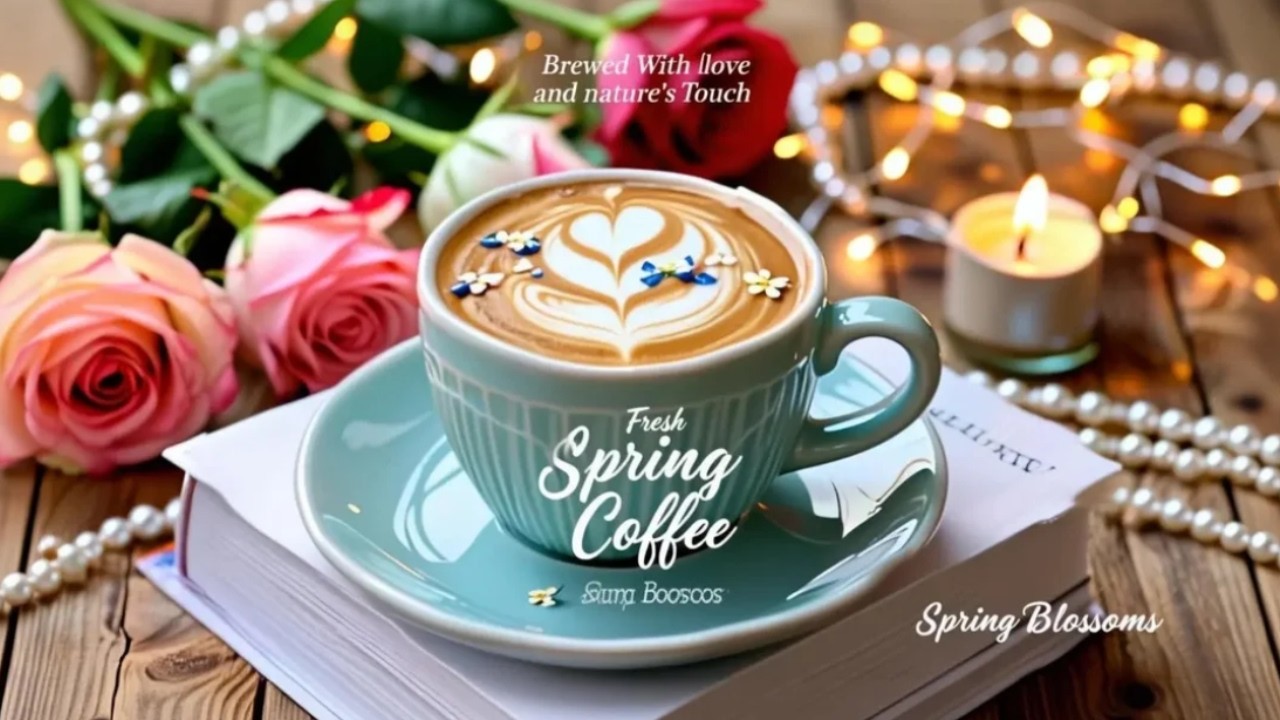 Positive February Jazz ☕ Fresh Spring Coffee Bossa Nova & Smooth Piano for Focus Study Work