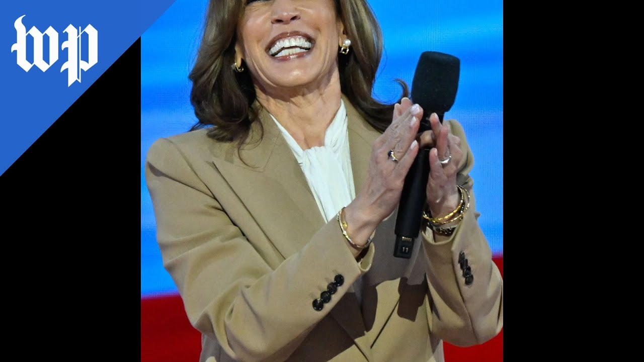 Harris makes surprise appearance at DNC