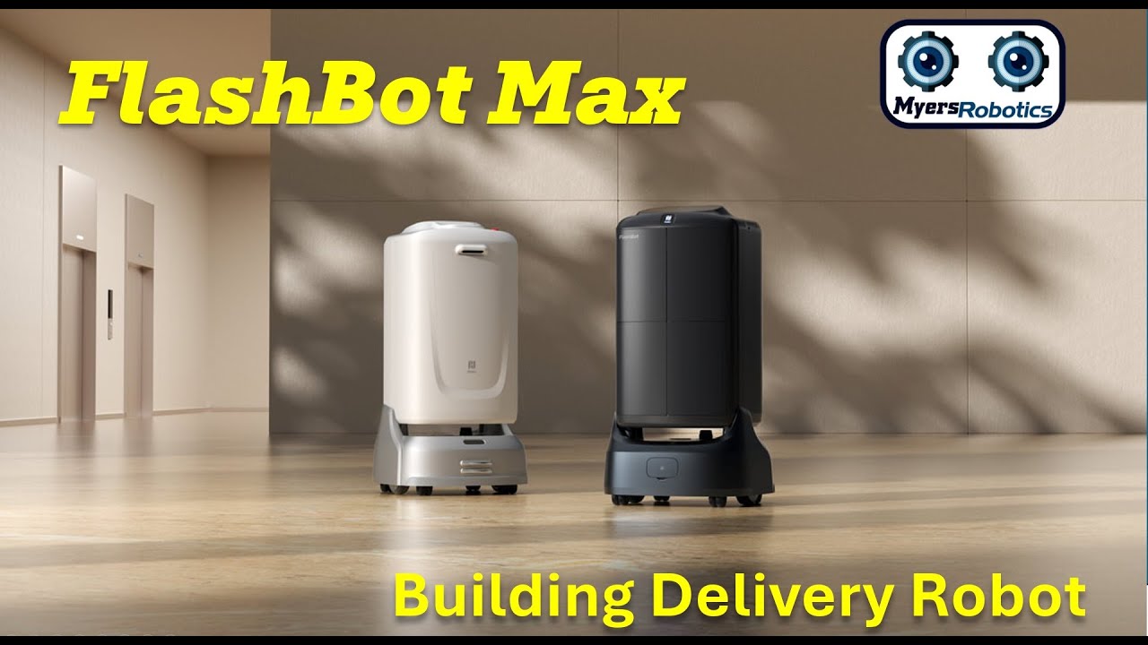 FlashBot MAX Building Delivery Robot - by Myers Robotics