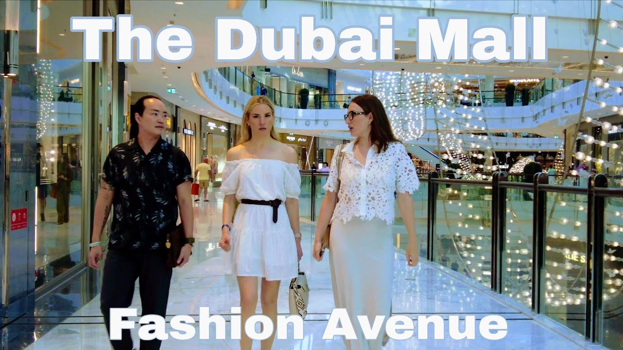 Exploring Fashion Avenue Dubai Mall 🇦🇪