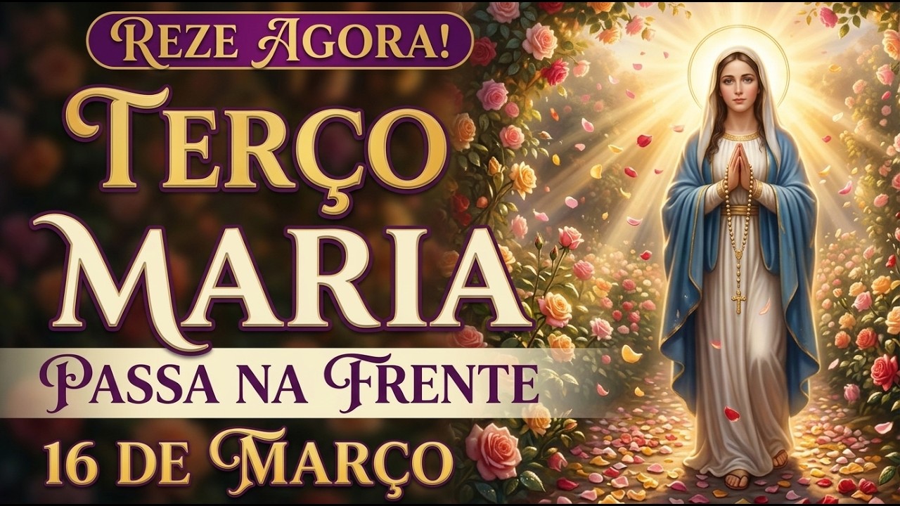 📿 TERÇO dos MISTÉRIOS GOZOSOS com MARIA — Ela Vai À Sua Frente e ABRE Seus Caminhos Hoje!
