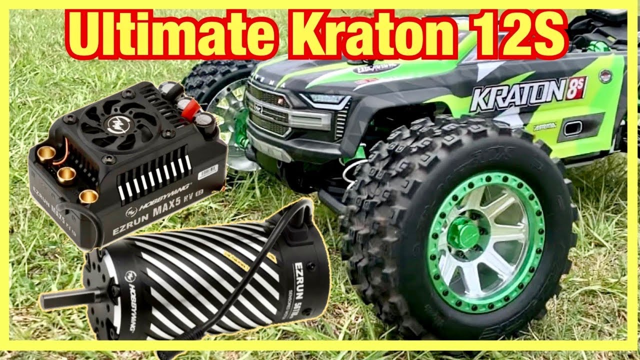 Hobbywing Max5G2 in the ULTIMATE 12S KRATON FIRST DRIVE!!